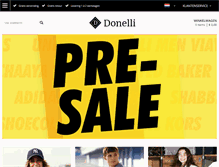 Tablet Screenshot of donelli.com
