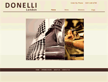 Tablet Screenshot of donelli.co.uk